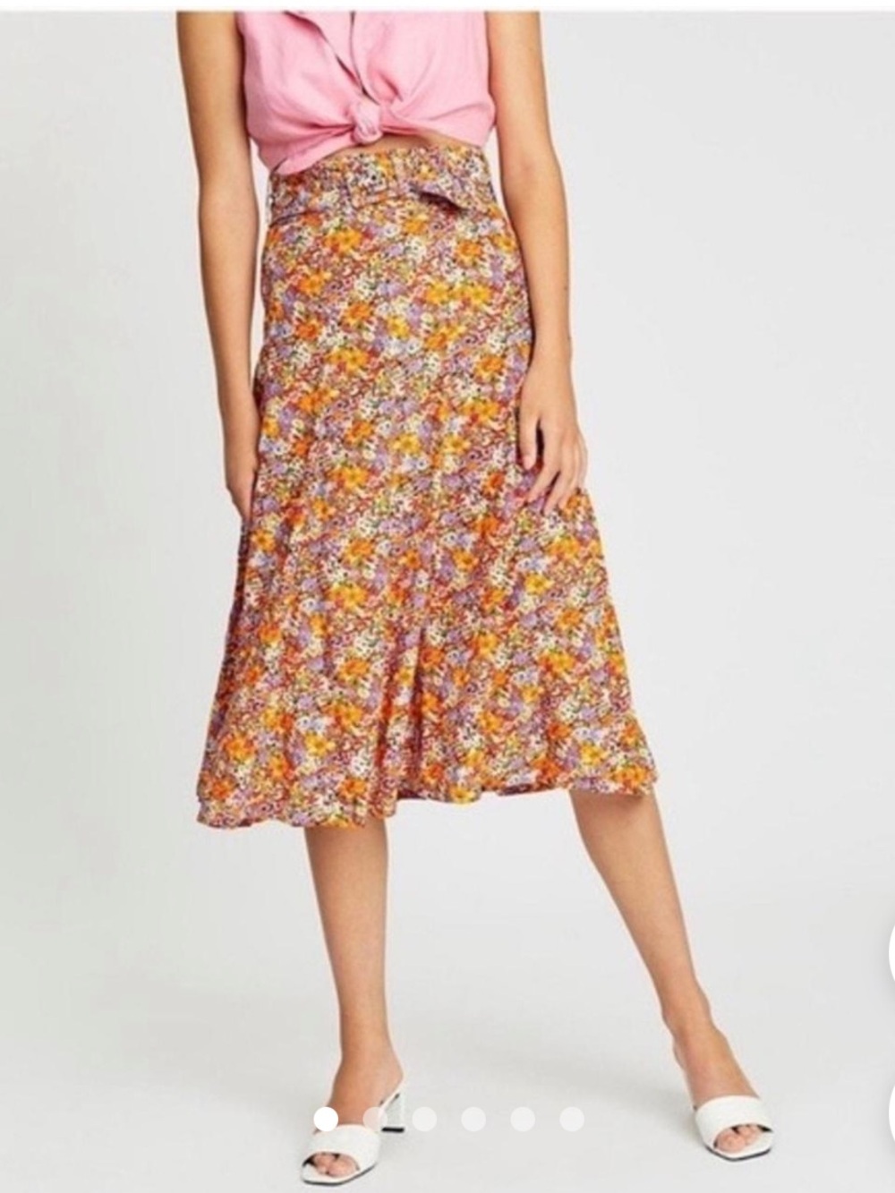Faithfull The Brand Floral Midi Skirt